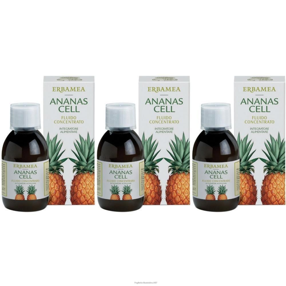 Acquista Online erbamea ananas cell fluido concentrato 3x250 ml soluzione orale e Cerca l'offerta più bassa