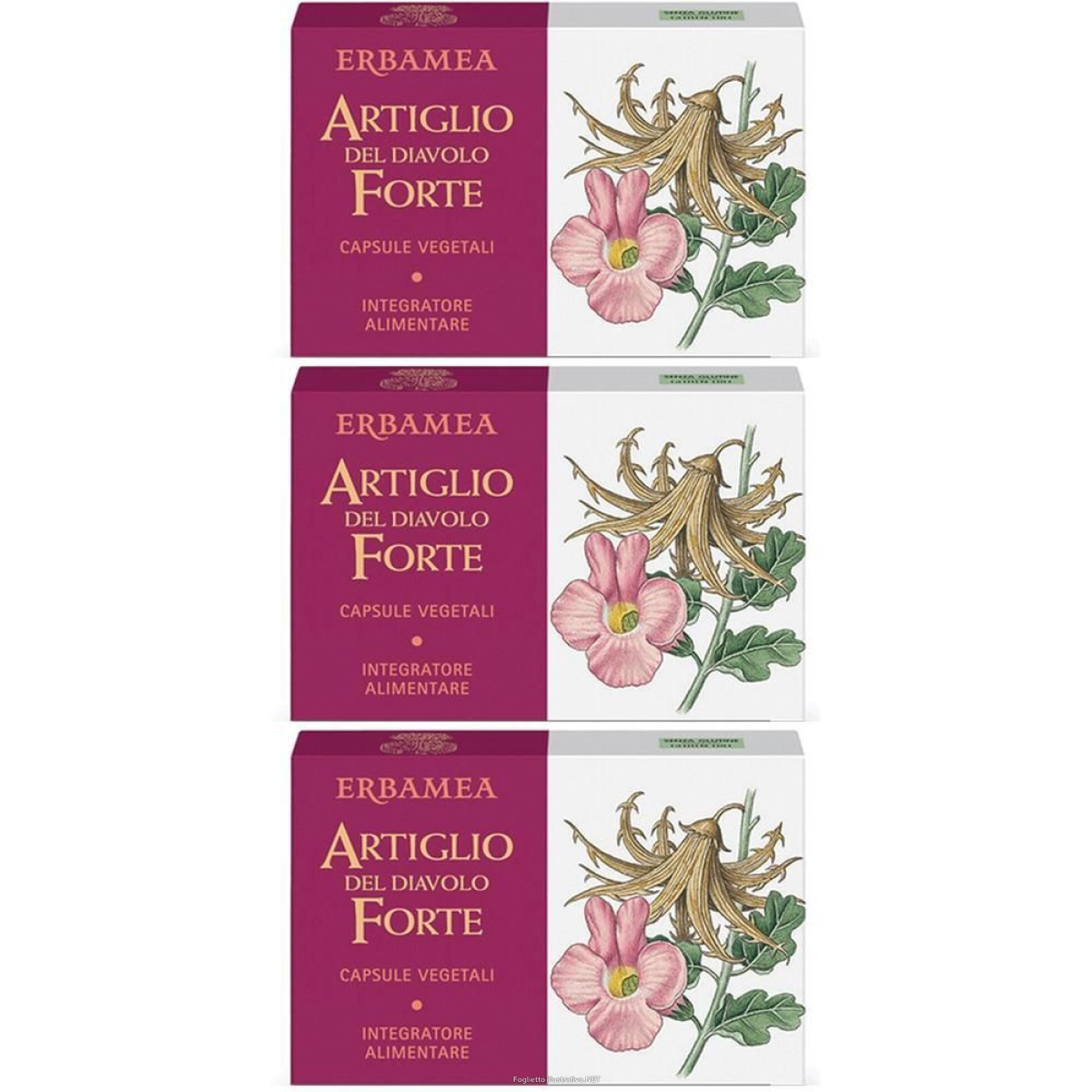 Acquista Online erbamea artiglio del diavolo forte capsule 3x18 g e Cerca l'offerta più bassa