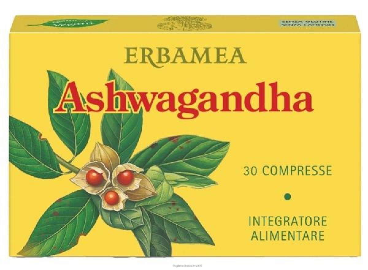 Acquista Online erbamea - ashwagandha integratore stanchezza fisica e mentale confezione 30 compresse e Cerca l'offerta più bassa