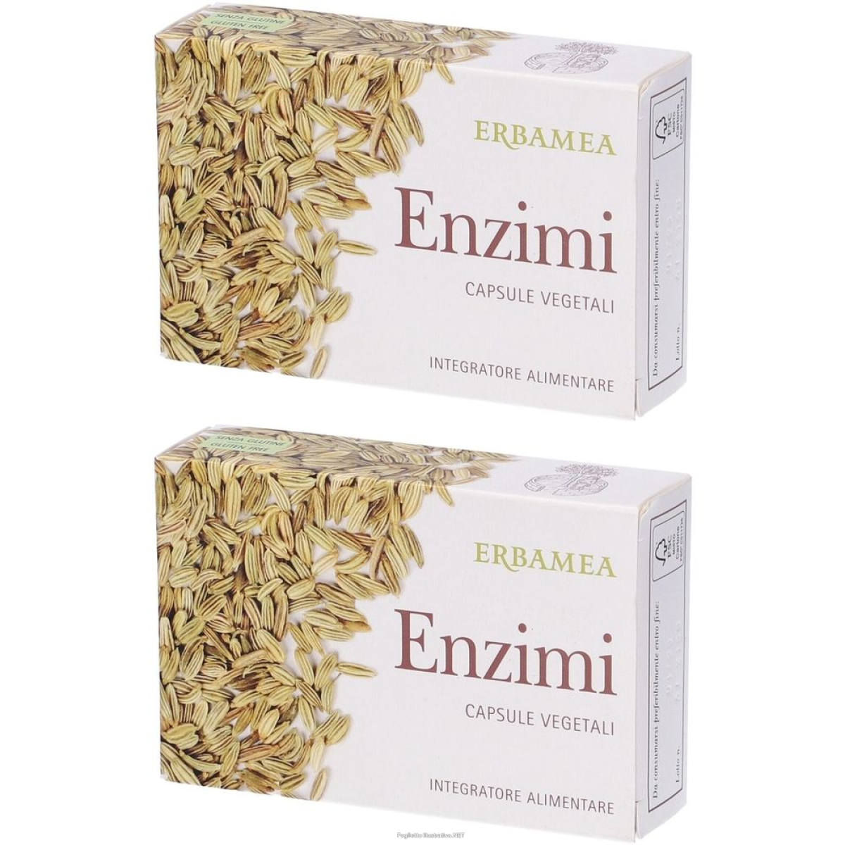 Acquista Online erbamea enzimi capsule vegetali set da 2 g e Cerca l'offerta più bassa