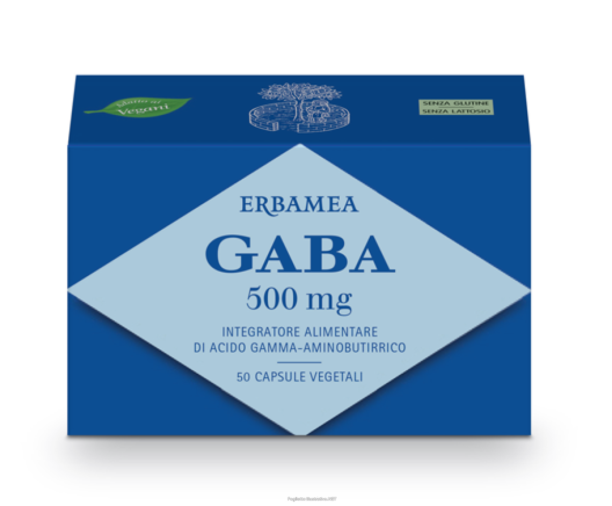 Acquista Online erbamea gaba 500mg 50 capsule vegetali e Cerca l'offerta più bassa
