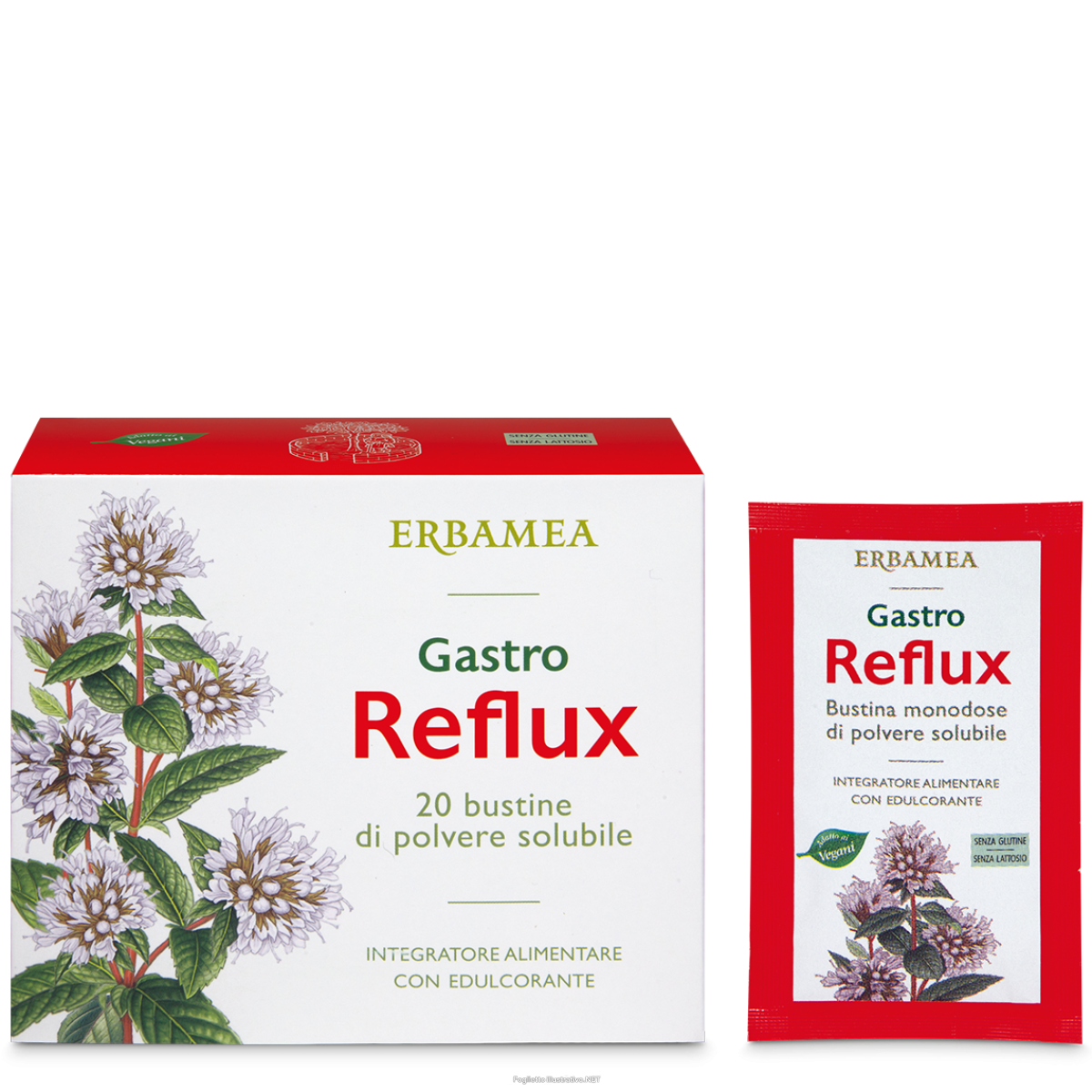 Acquista Online erbamea - gastro reflux integratore benessere dello stomaco confezione 20 bustine e Cerca l'offerta più bassa