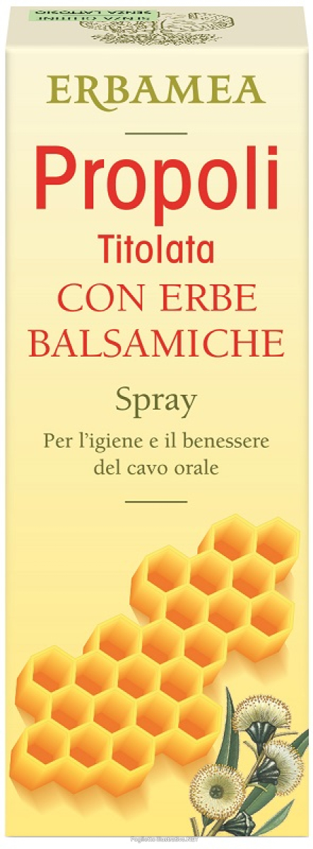 Acquista Online erbamea propoli titolata con erbe balsamiche spray orale 20ml e Cerca l'offerta più bassa