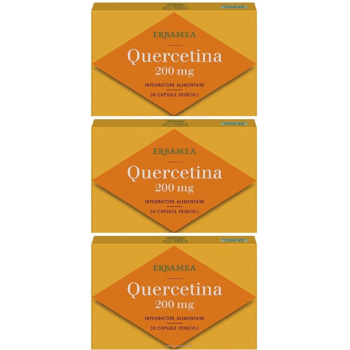 Acquista Online erbamea quercetina capsule vegetali 3x15,6 g e Cerca l'offerta più bassa