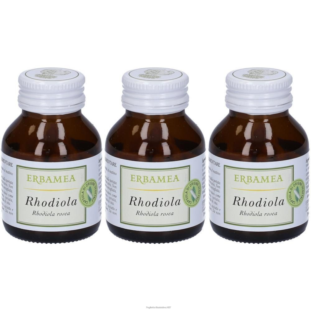 Acquista Online erbamea rhodiola capsule vegetali 3x23 g e Cerca l'offerta più bassa