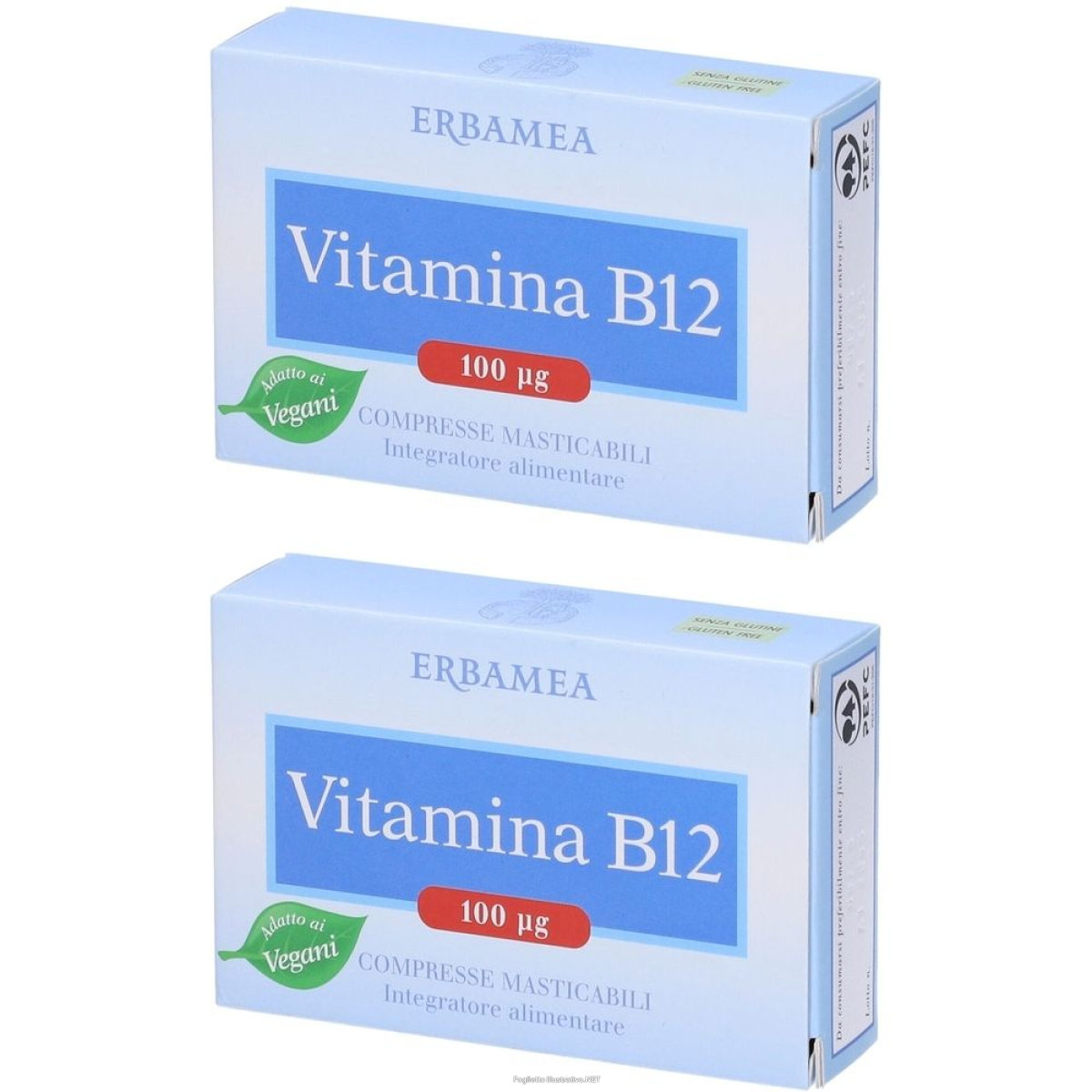 Acquista Online erbamea vitamina b12 compresse masticabili set da 2 2x18 g m e Cerca l'offerta più bassa