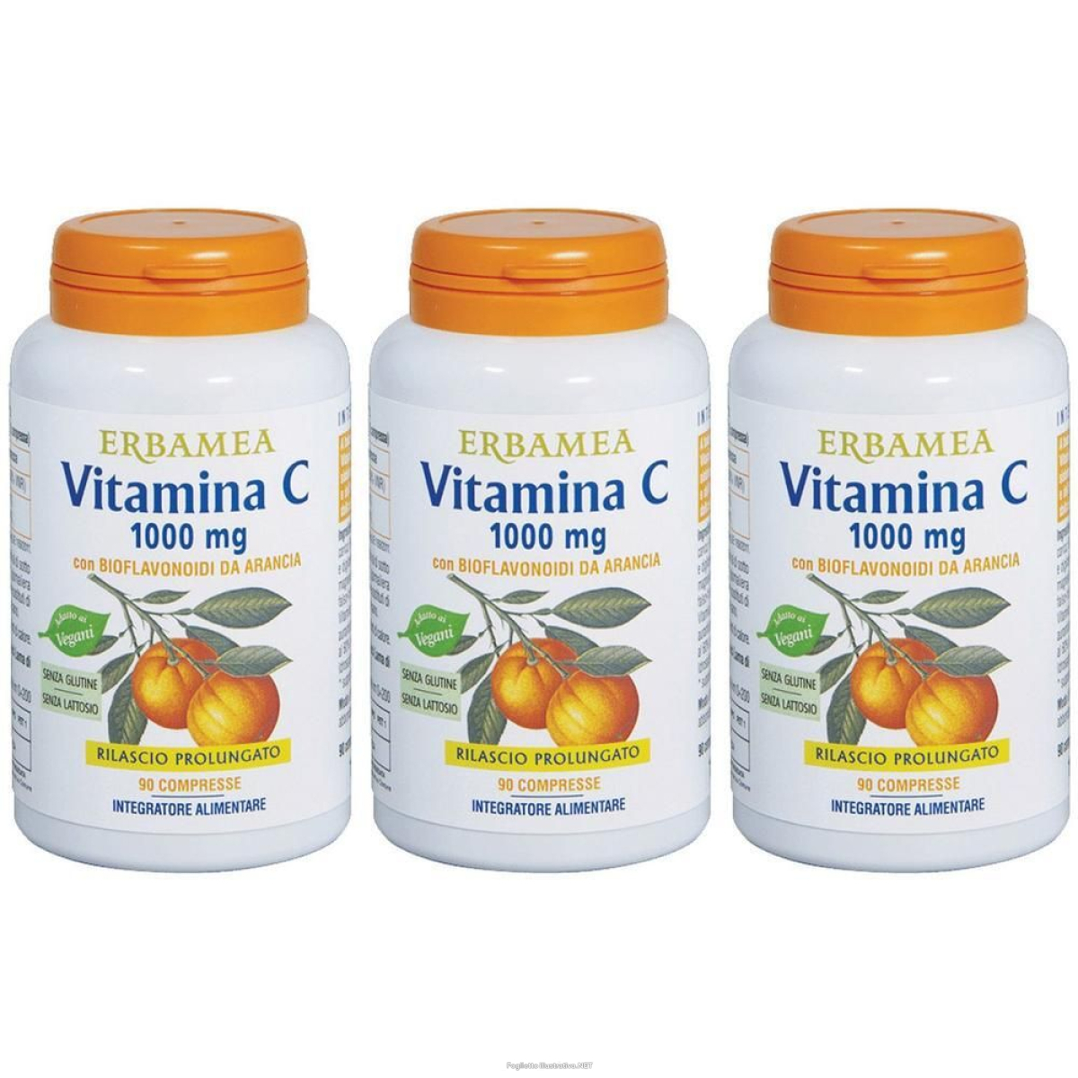 Acquista Online erbamea vitamina c compresse 3x135 g e Cerca l'offerta più bassa