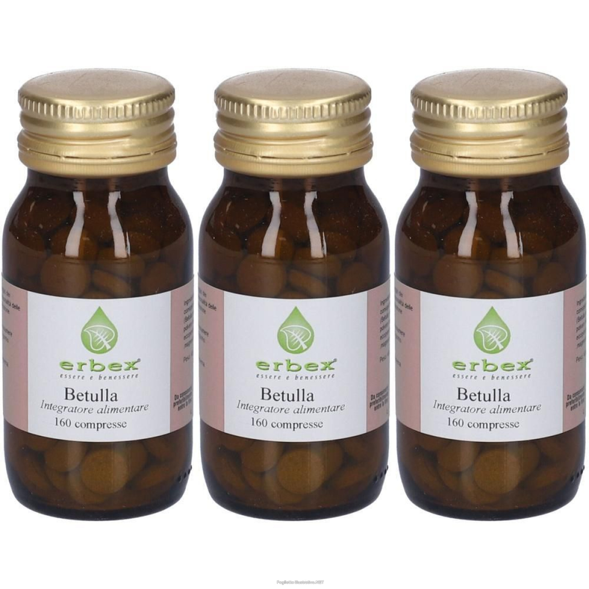 Acquista Online erbex betulla capsule 3x48 g compresse e Cerca l'offerta più bassa