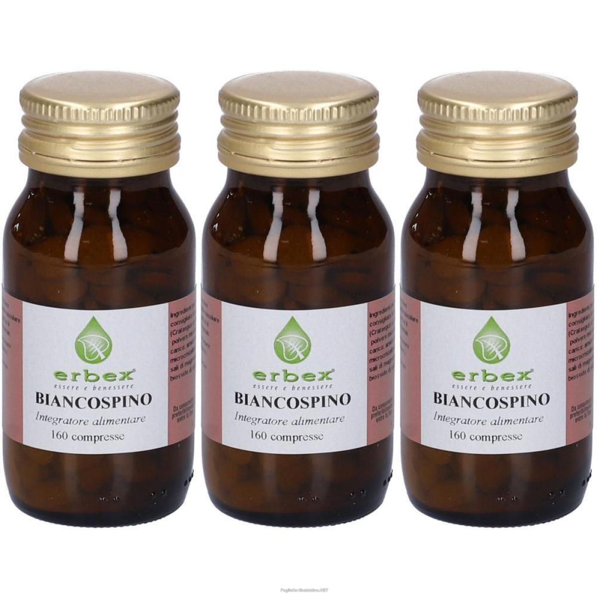 Acquista Online erbex biancospino compresse 3x160 pz e Cerca l'offerta più bassa