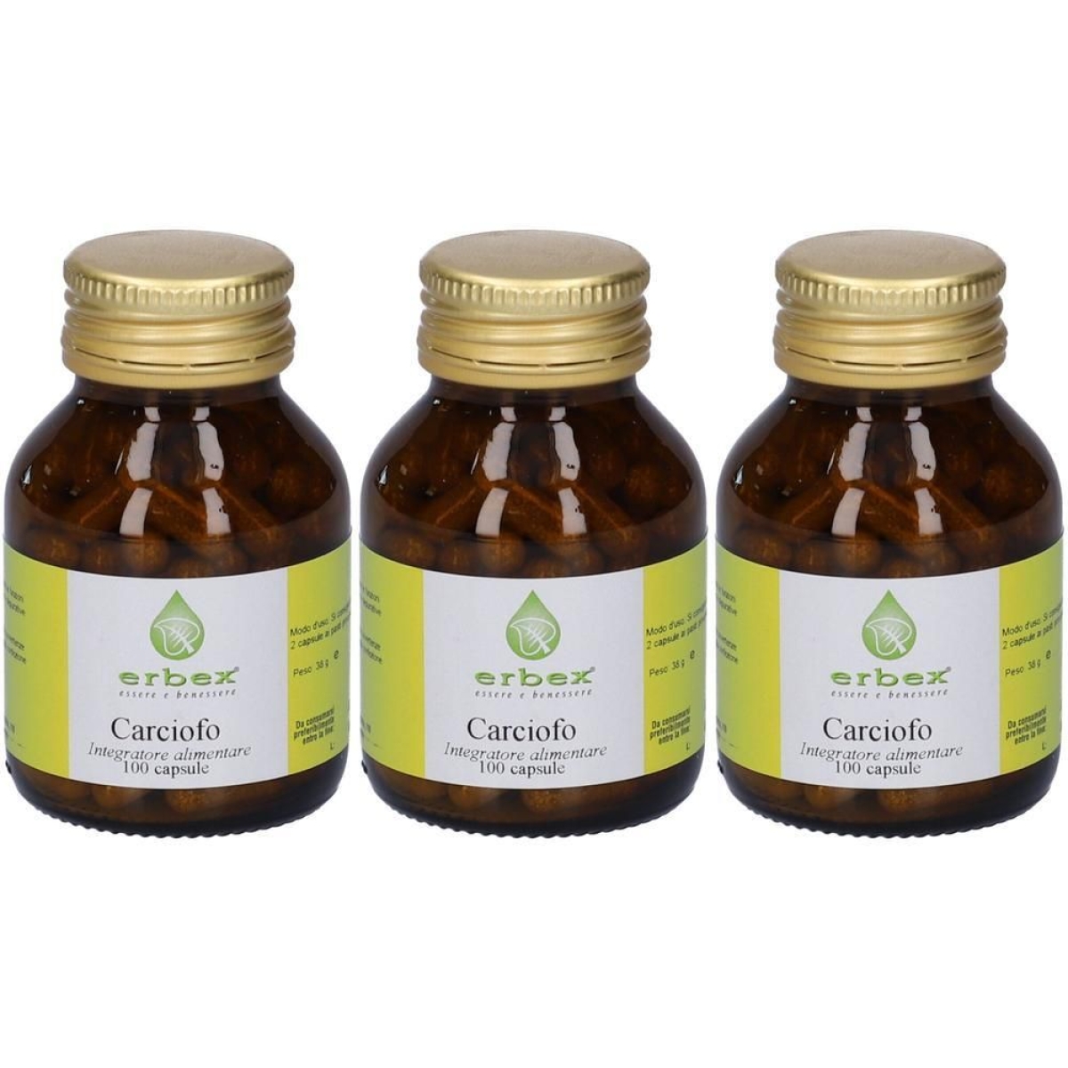 Acquista Online Erbex carciofo capsule 3x38 g compresse e Cerca l'offerta più bassa