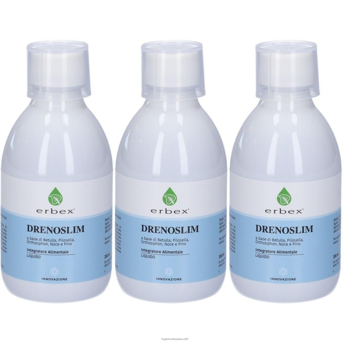 Acquista Online erbex drenoslim liquido 3x300 ml soluzione orale e Cerca l'offerta più bassa