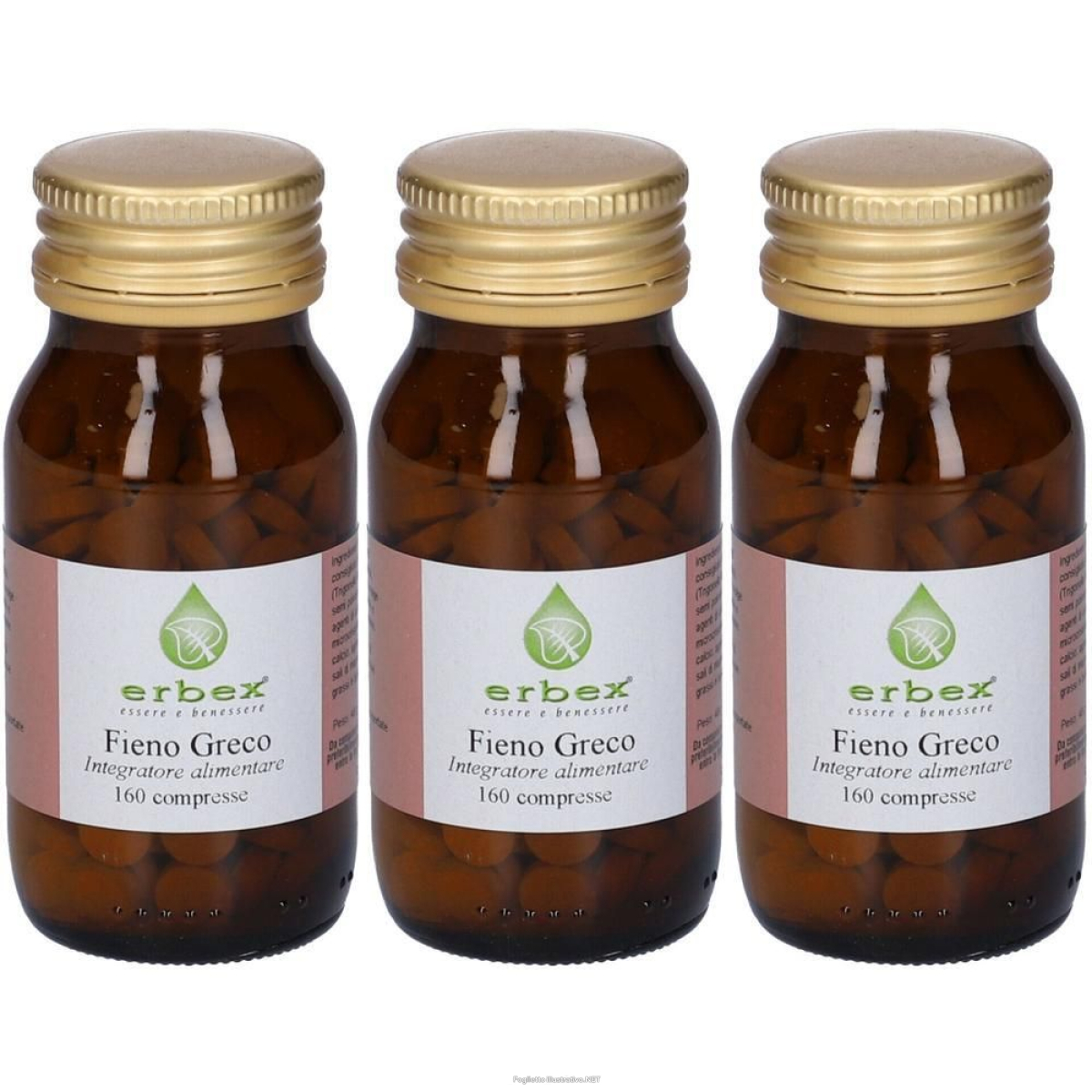 Acquista Online erbex fieno greco compresse 3x160 pz e Cerca l'offerta più bassa