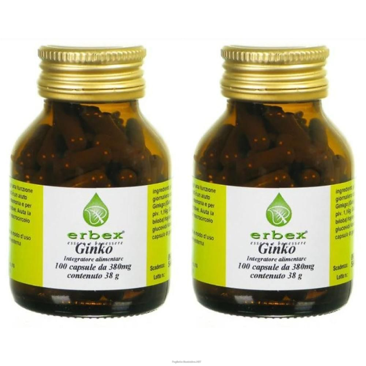 Acquista Online erbex ginkgo biloba capsule 2x38 g e Cerca l'offerta più bassa