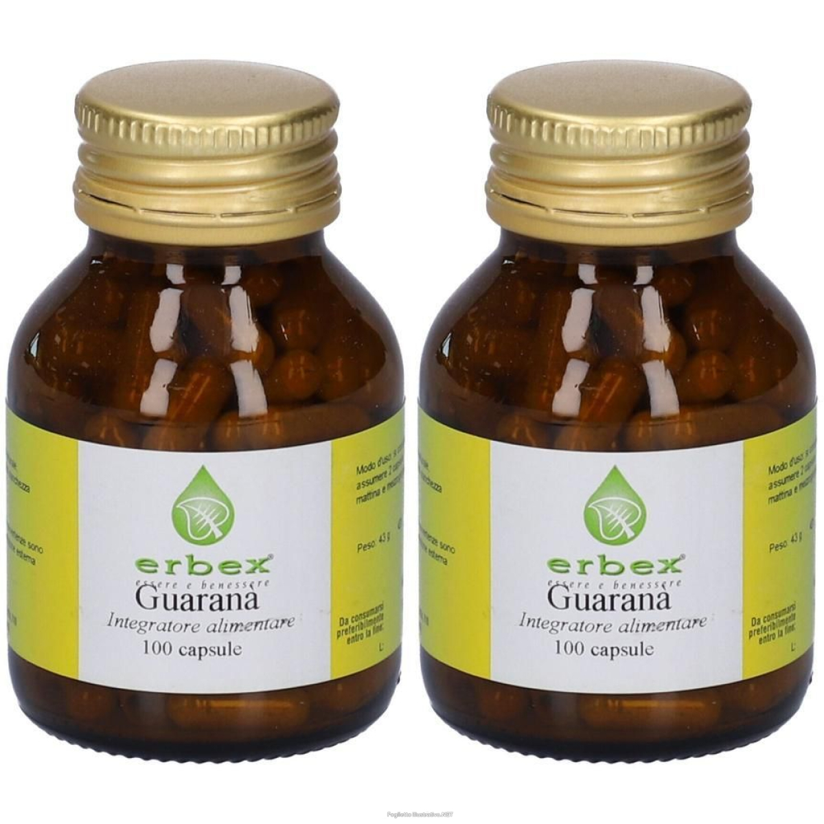 Acquista Online erbex guarana capsule 2x43 g e Cerca l'offerta più bassa