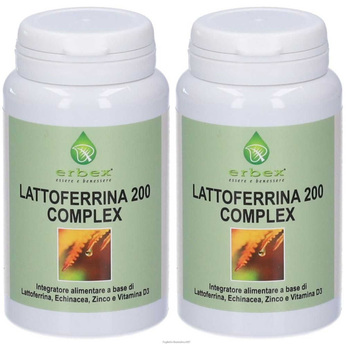 Acquista Online erbex lattoferrina 200 complex capsule 2x15 g e Cerca l'offerta più bassa