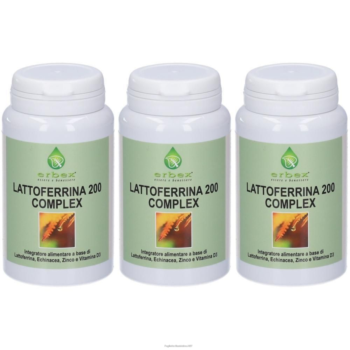 Acquista Online erbex lattoferrina 200 complex capsule 3x15 g e Cerca l'offerta più bassa