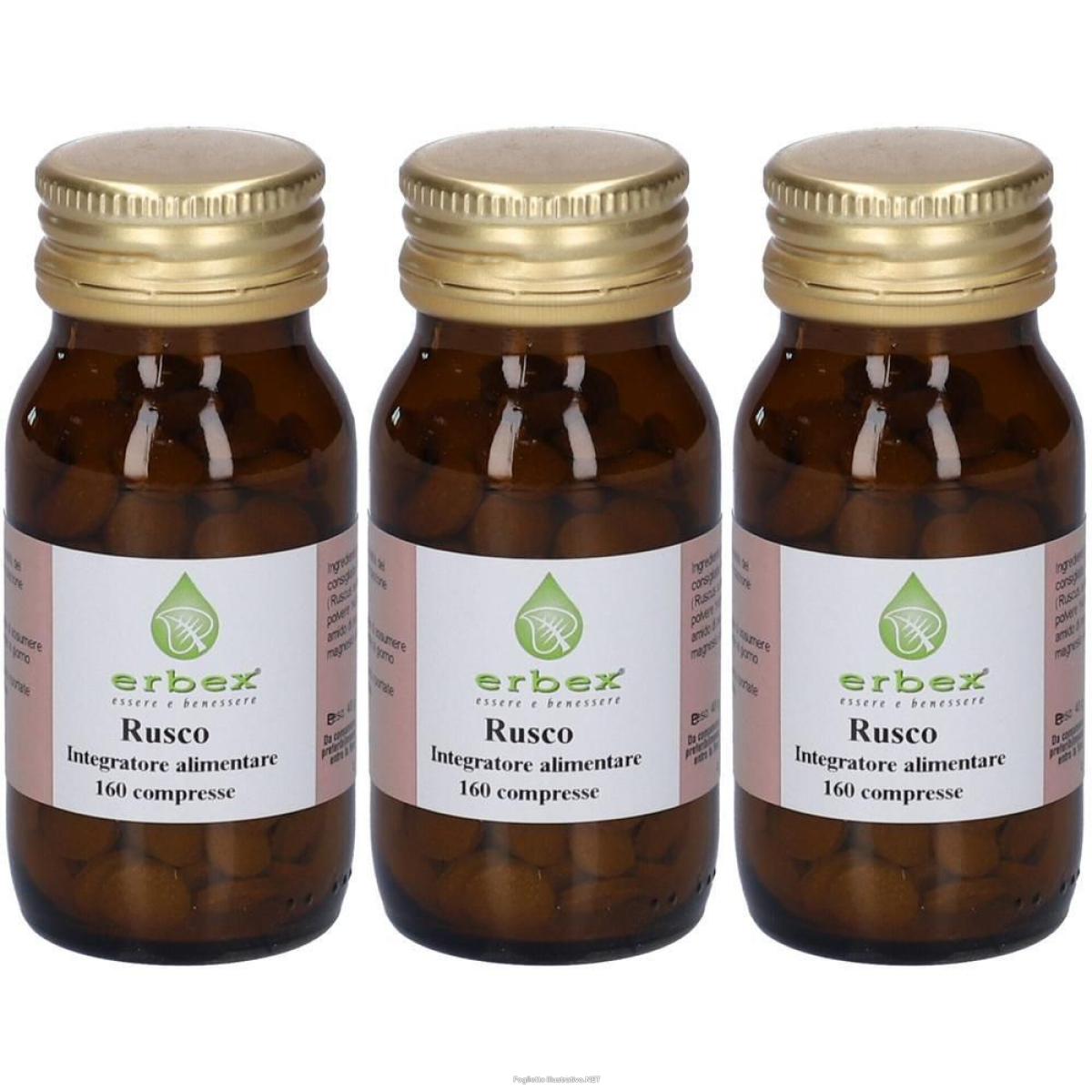Acquista Online erbex rusco compresse 3x48 g e Cerca l'offerta più bassa