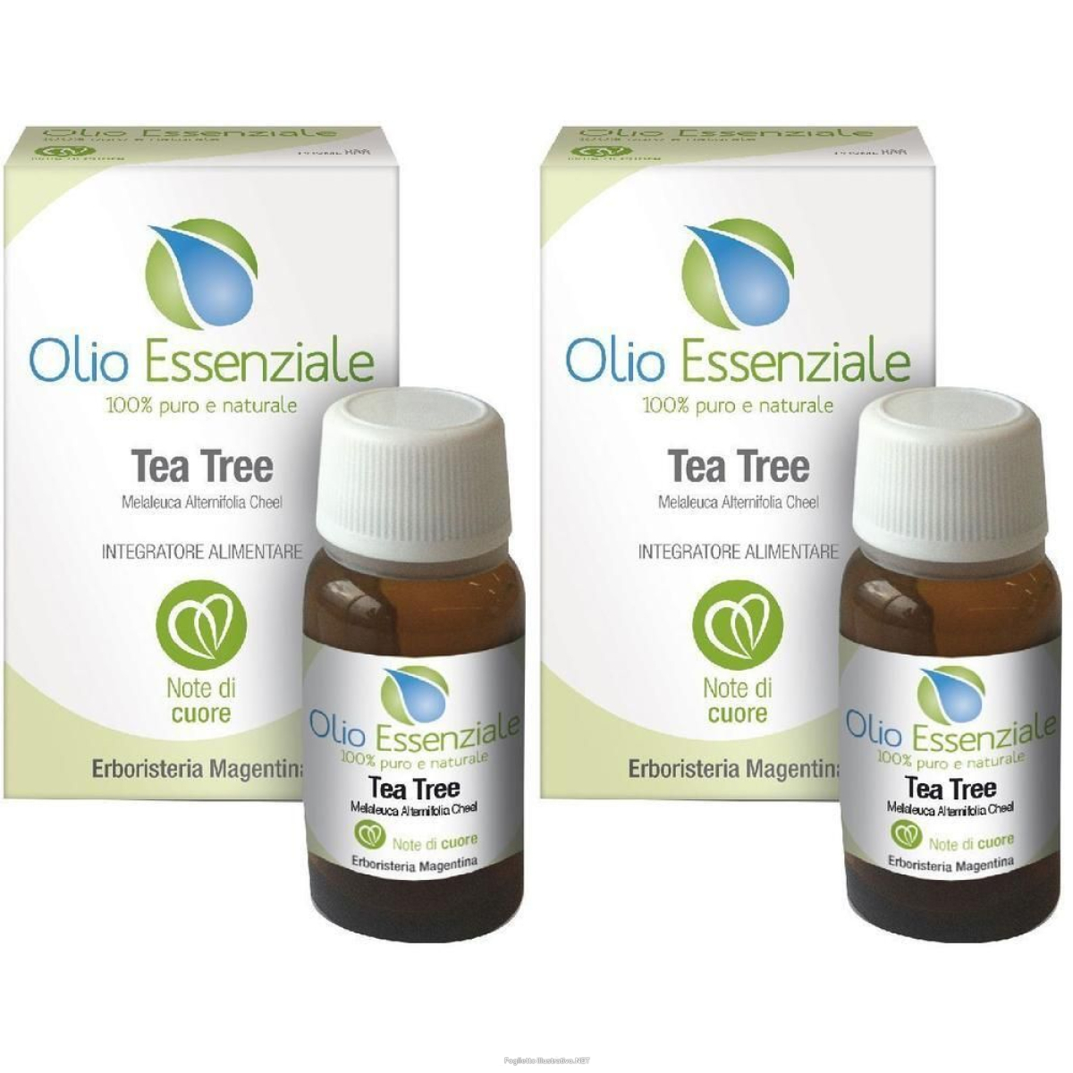 Acquista Online erboristeria magentina® olio essenziale tea tree 2x10 ml essenzia e Cerca l'offerta più bassa