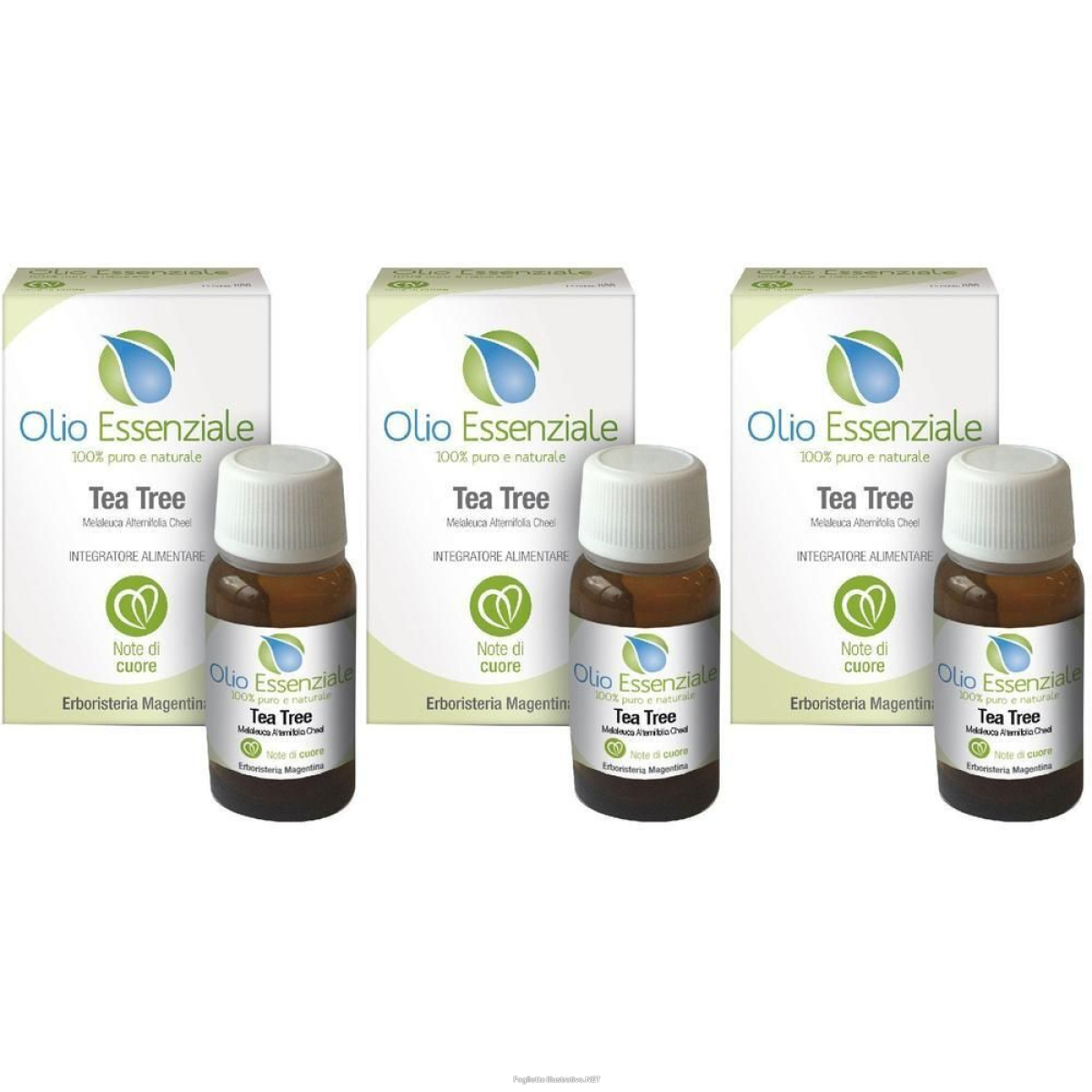Acquista Online erboristeria magentina® olio essenziale tea tree 3x10 ml essenzia e Cerca l'offerta più bassa