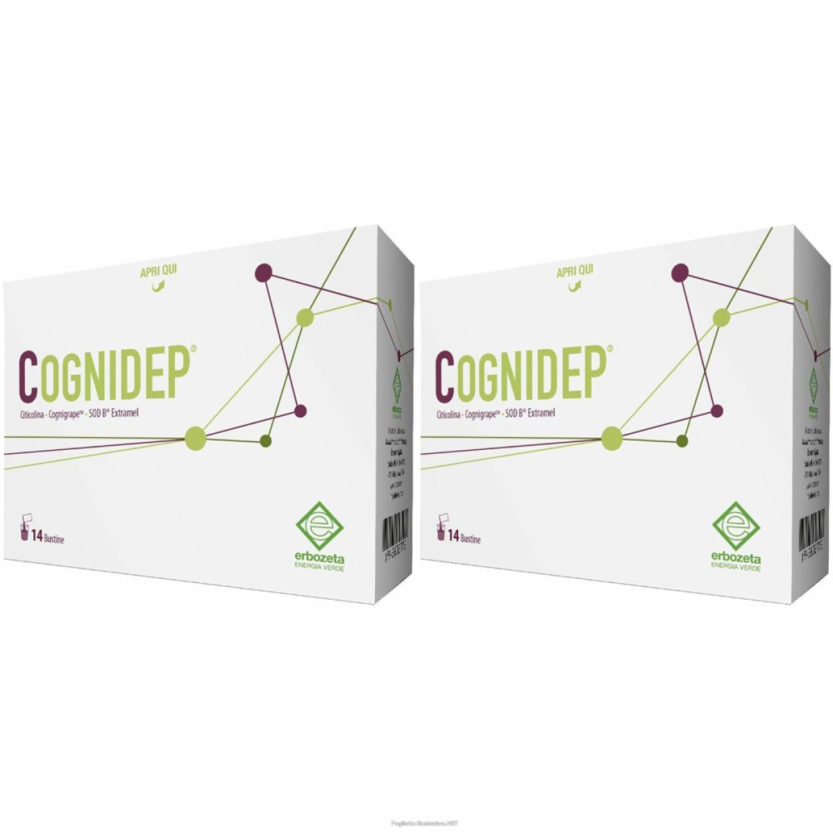 Acquista Online erbozeta cognidep set da 2 2x14 pz bustina e Cerca l'offerta più bassa