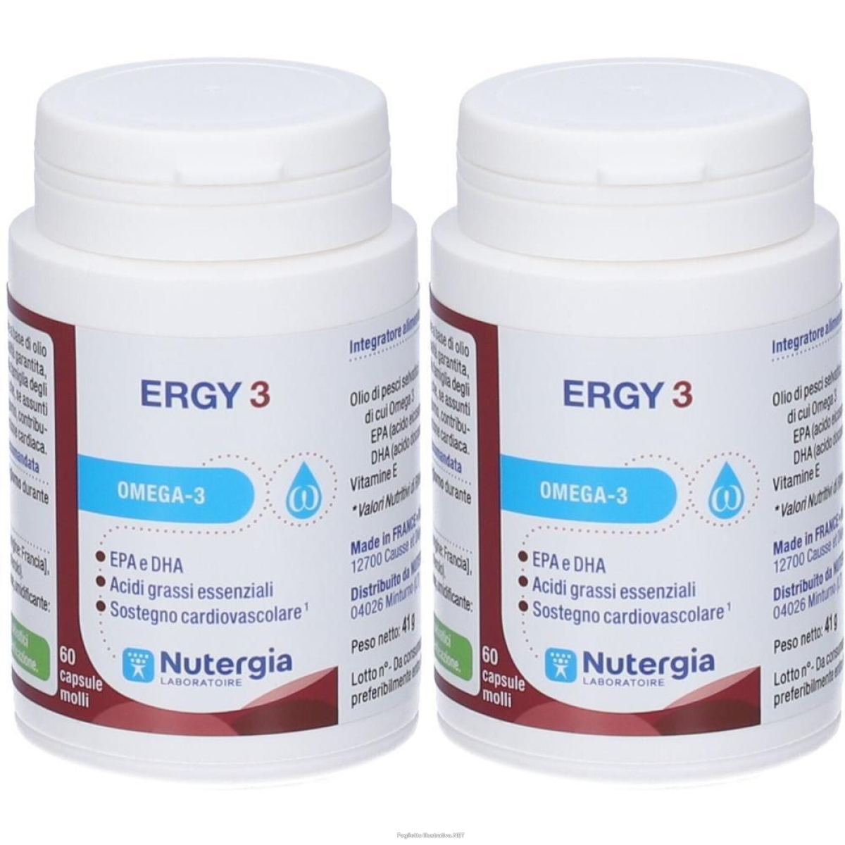 Acquista Online ergy 3 60 capsule 2x41 g e Cerca l'offerta più bassa
