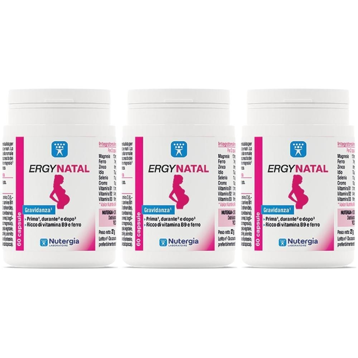 Acquista Online Ergynatal 60 Capsule 3x60 Pezzi e Cerca l'offerta più bassa