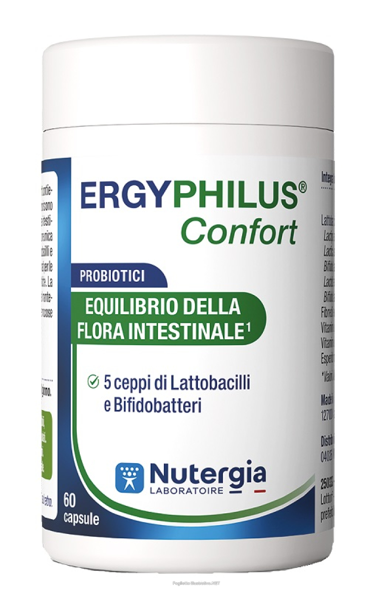 Acquista Online ergyphilus confort integratore per equilibrio della flora intestinale e benessere digestivo 60 capsule e Cerca l'offerta più bassa