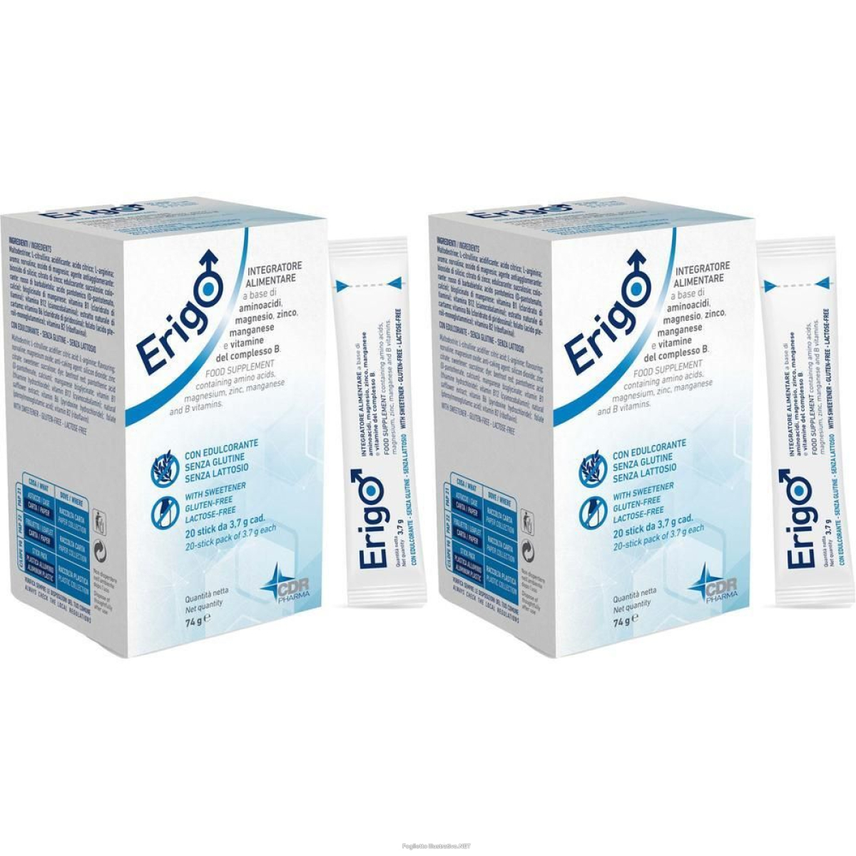 Acquista Online erigo 20 stick da 3,7 g 2x20x3,7 g polvere per soluzione orale e Cerca l'offerta più bassa