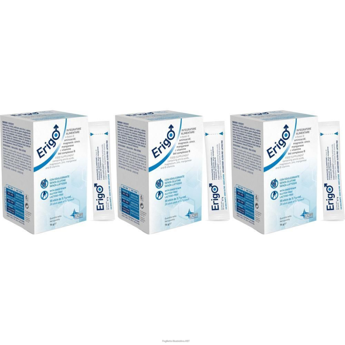 Acquista Online erigo 20 stick da 3,7 g 3x20x3,7 g polvere per soluzione orale e Cerca l'offerta più bassa