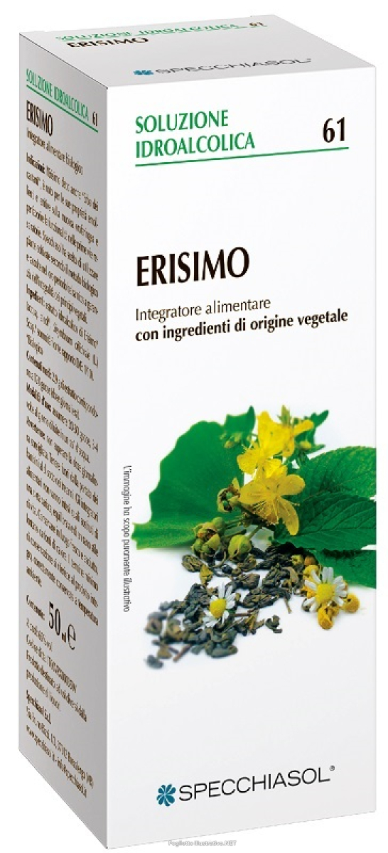 Acquista Online erisimo 61 soluzione idroalcolica integratore pre le vie respiratorie 50ml e Cerca l'offerta più bassa