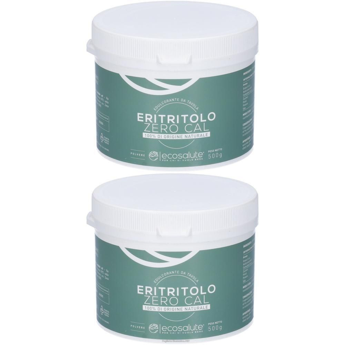 Acquista Online eritritolo zero cal 500 g 2x500 g e Cerca l'offerta più bassa