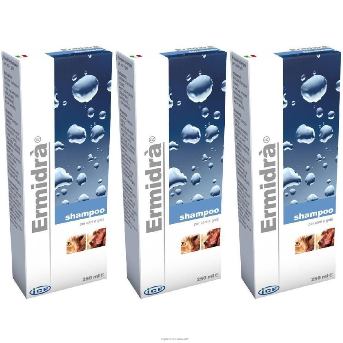 Acquista Online ermidrà® shampoo 3x250 ml e Cerca l'offerta più bassa