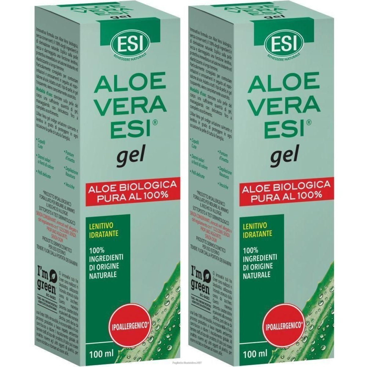 Acquista Online esi aloe gel puro 100 ml 2x100 ml e Cerca l'offerta più bassa