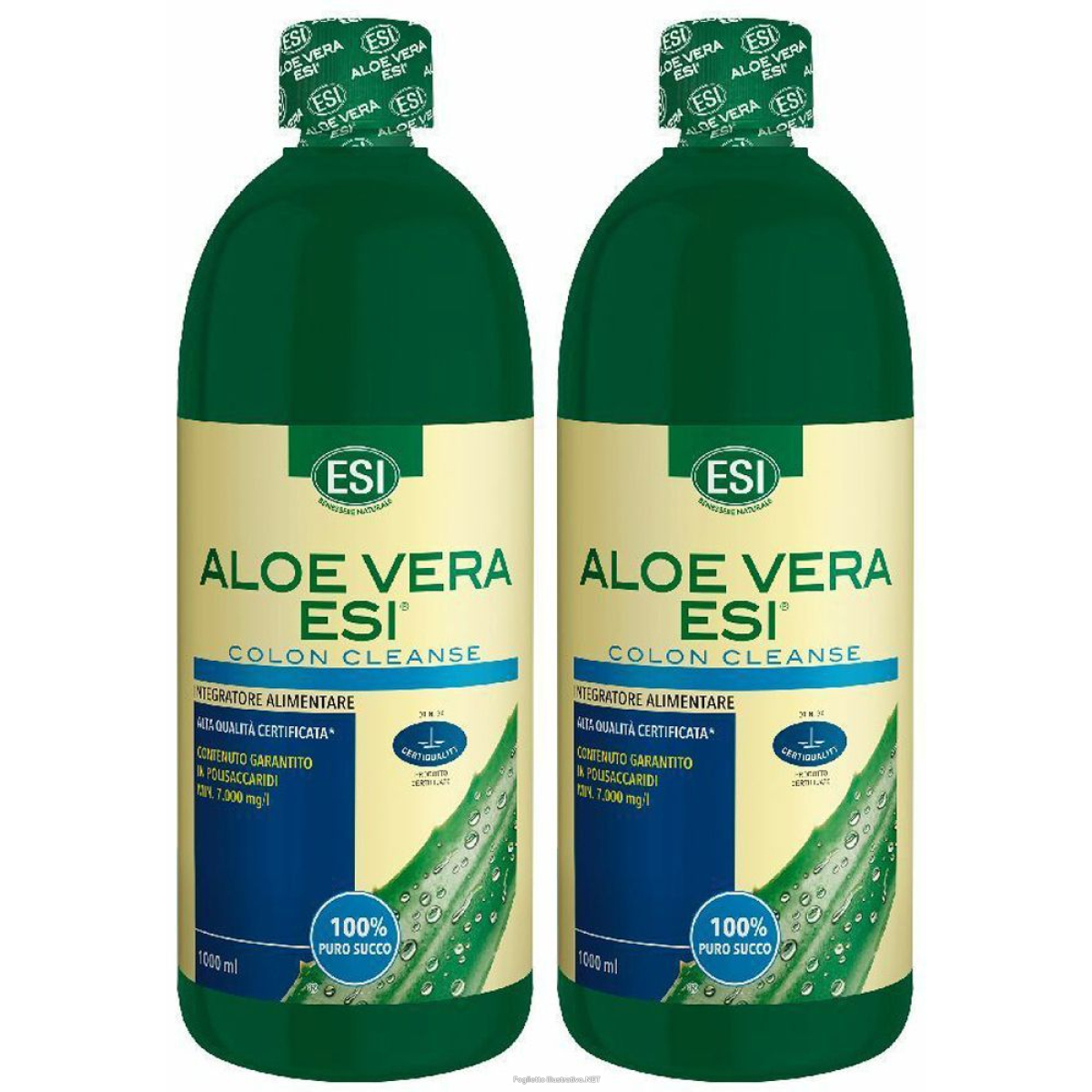 Acquista Online esi aloe vera succo colon cleanse set da 2 2x1000 ml soluzione orale e Cerca l'offerta più bassa