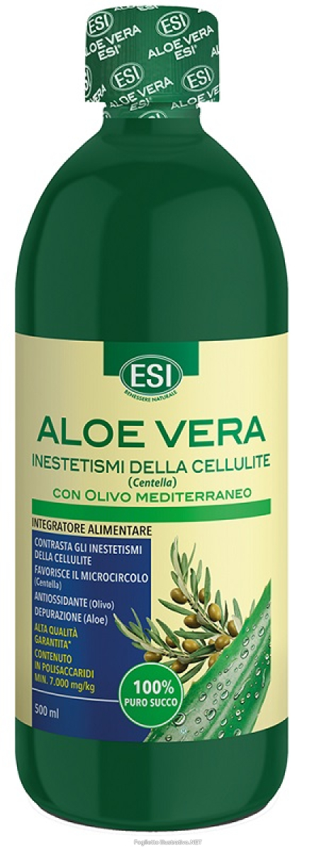 Acquista Online esi aloe vera succo con olivo cellulite 500 ml e Cerca l'offerta più bassa
