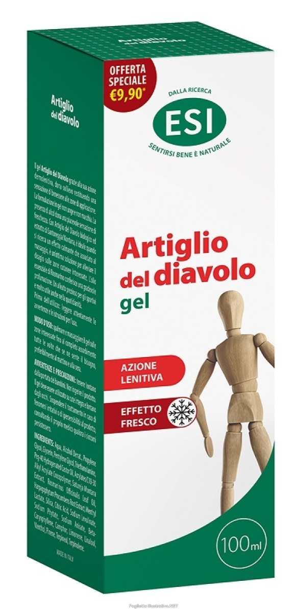 Acquista Online esi artiglio del diavolo gel dermo lenitivo rinfrescante per dolori muscolari 100ml e Cerca l'offerta più bassa
