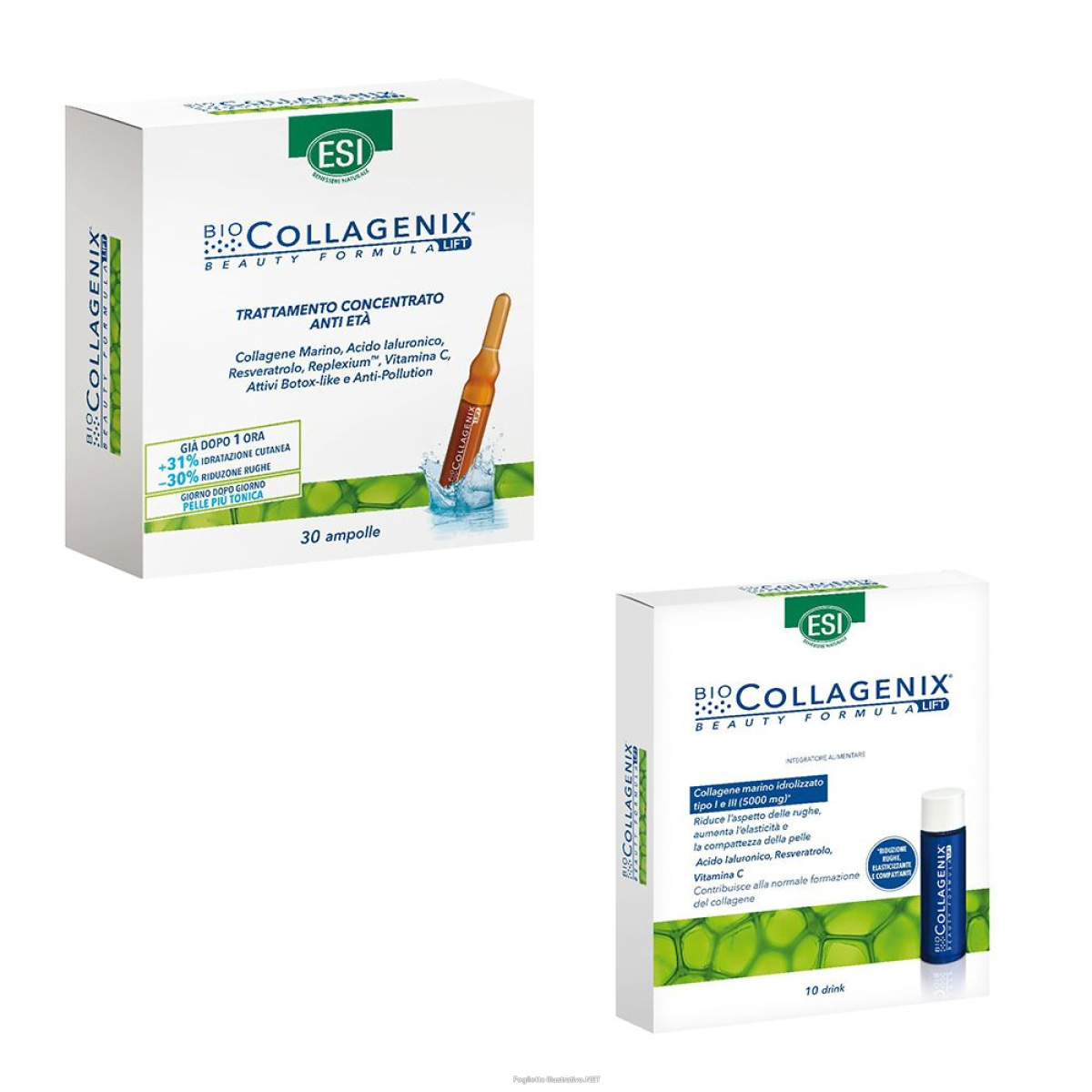 Acquista Online esi biocollagenix® drink + trattamento viso concentrato anti-età 1 pz e Cerca l'offerta più bassa