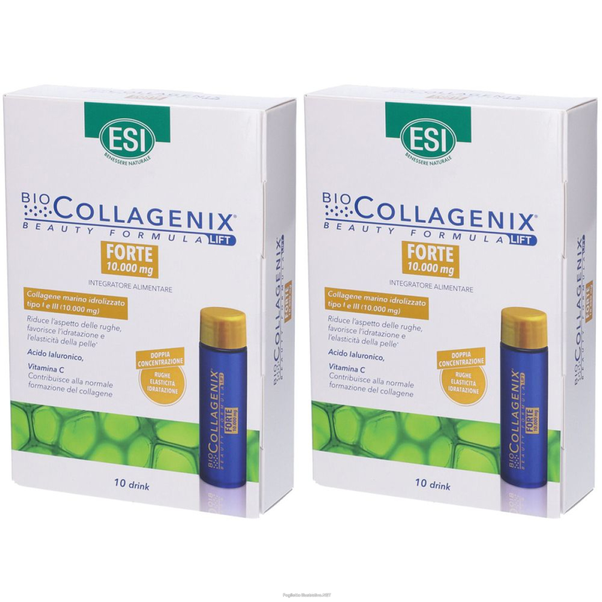 Acquista Online esi biocollagenix forte flaconcini gusto mango set da 2 2x300 ml soluz e Cerca l'offerta più bassa