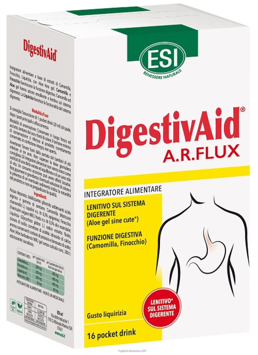 Acquista Online esi digestivaid ar flux 16 pocket drink e Cerca l'offerta più bassa