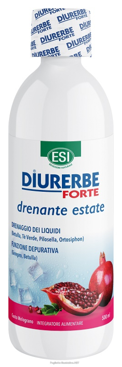 Acquista Online esi diurerbe forte drenante melograno estate bipack 500 ml + 500 ml e Cerca l'offerta più bassa