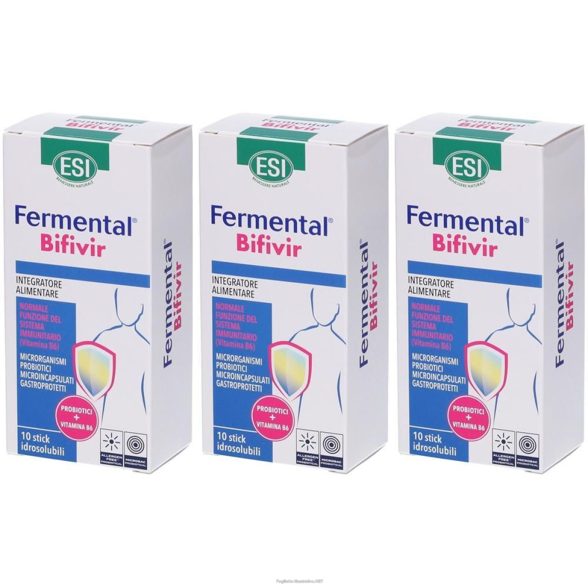 Acquista Online esi fermental bifivir 10 stick idrosolubili 3x32 g e Cerca l'offerta più bassa