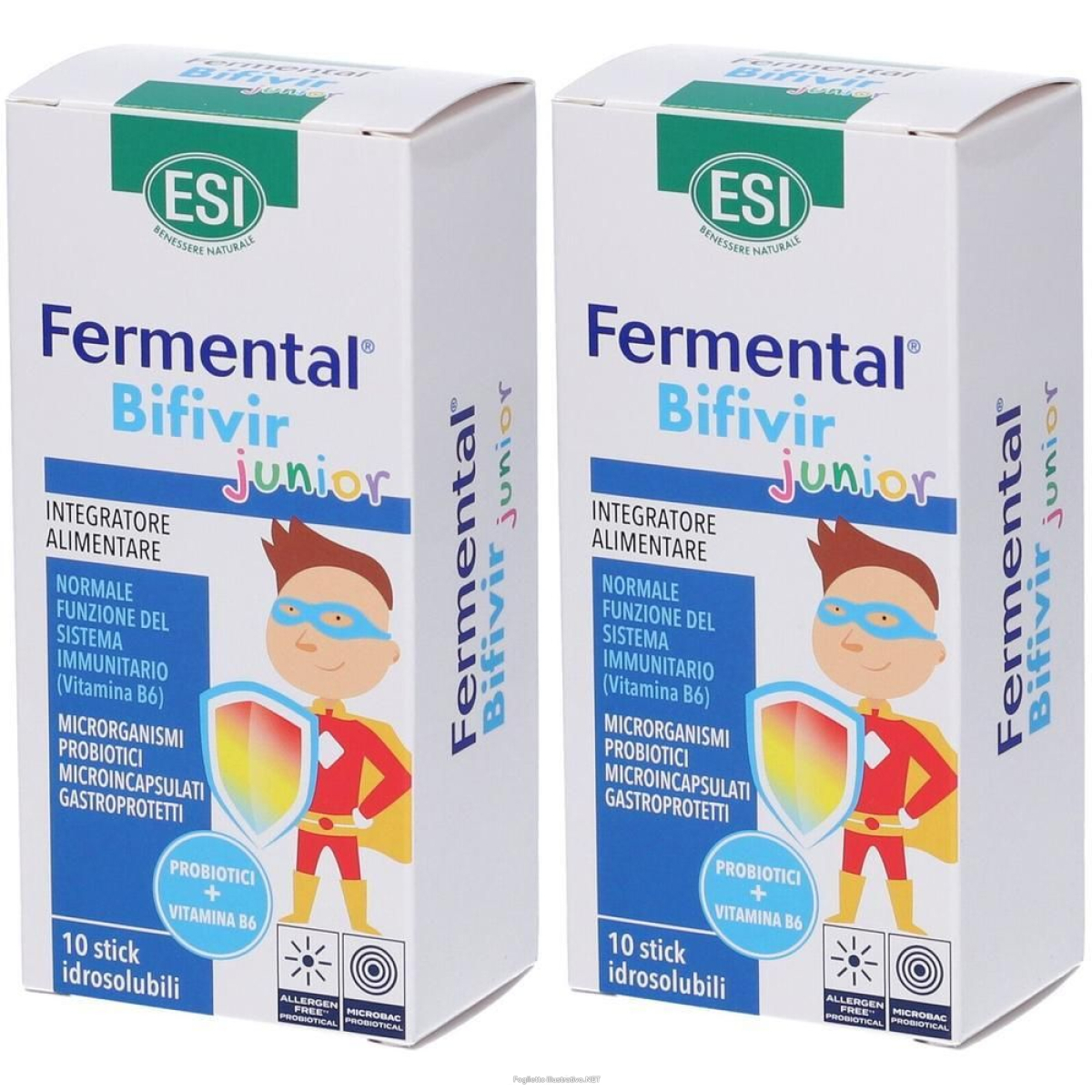 Acquista Online esi fermental bifivir junior 10 stick idrosolubili 2x18 g e Cerca l'offerta più bassa