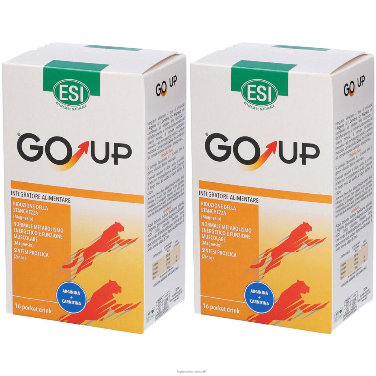 Acquista Online esi go up set da 2 2x16x20 ml bustina e Cerca l'offerta più bassa
