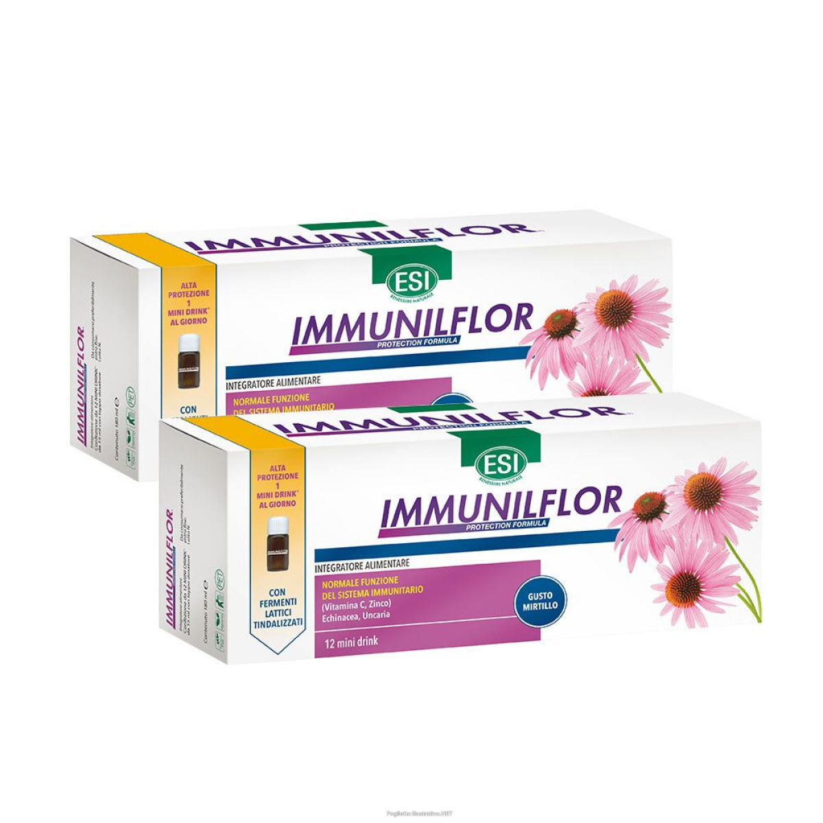 Acquista Online esi immunflor® protection formula 2x12 pz flaconcini bevibili e Cerca l'offerta più bassa