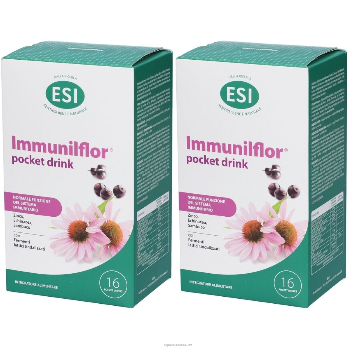 Acquista Online esi immunoflor® pocket drink set da 2 2x16x20 ml soluzione orale e Cerca l'offerta più bassa