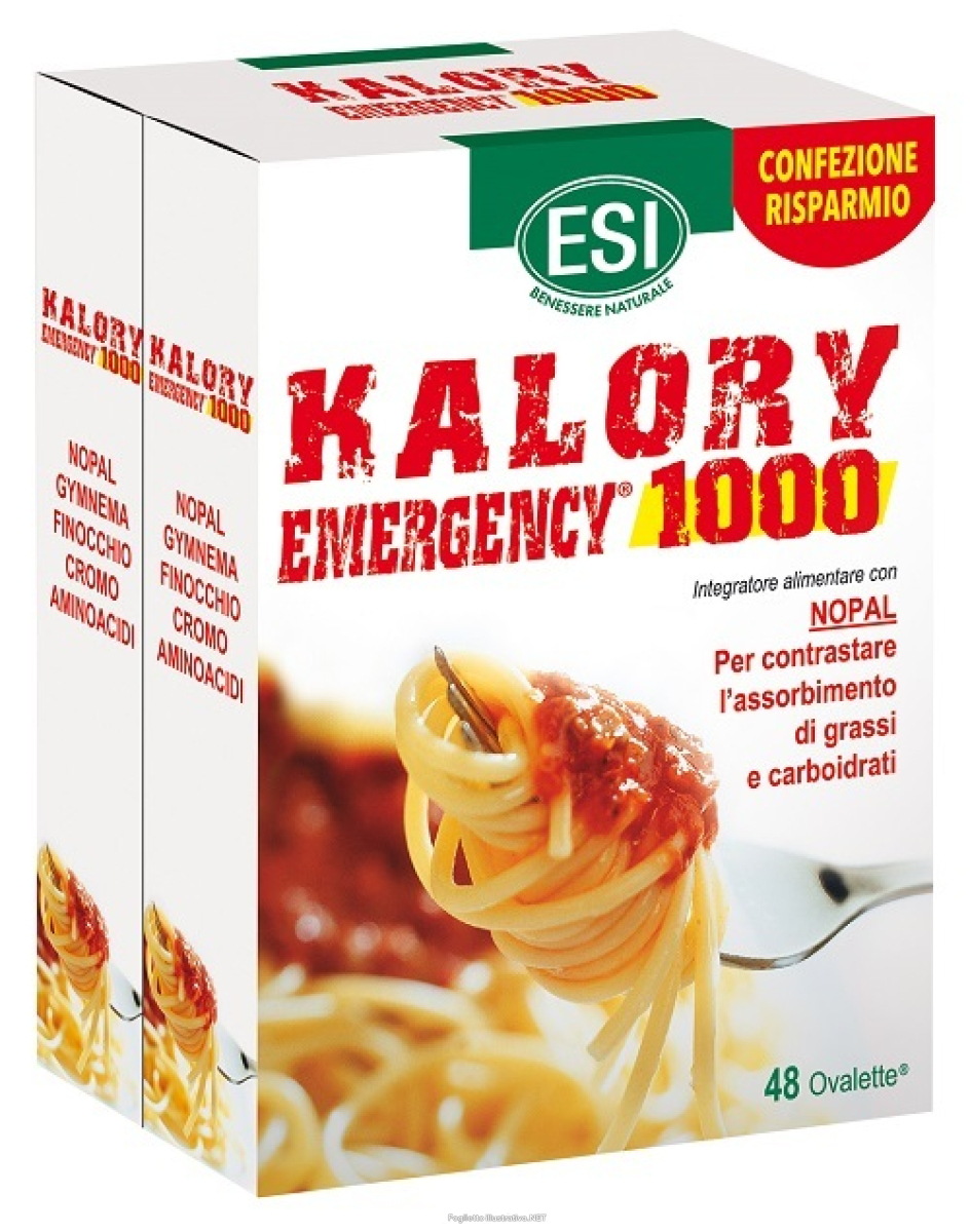 Acquista Online esi kalory emergency 1000 48 ovalette bipack e Cerca l'offerta più bassa