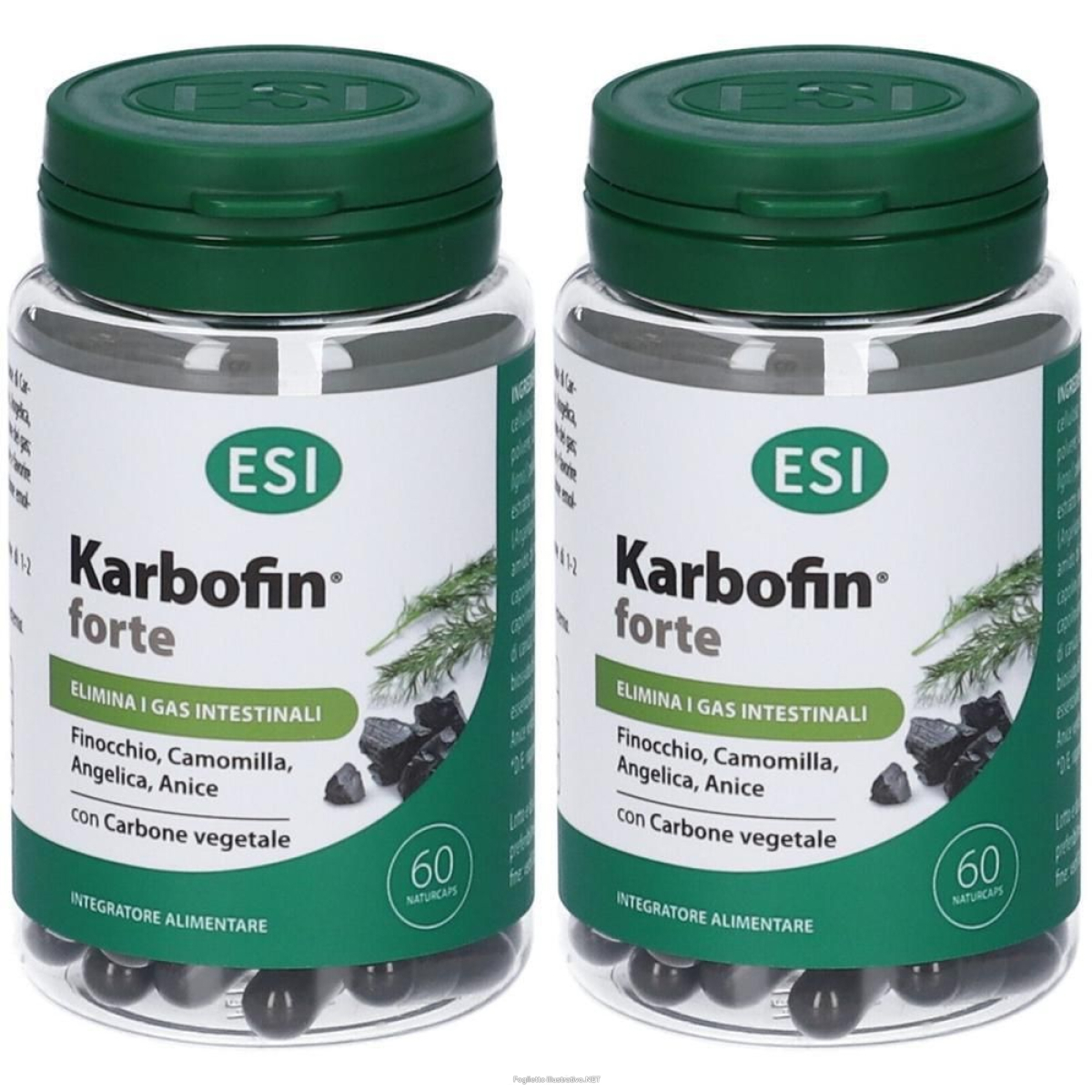Acquista Online esi karbofin forte capsule 2x22,6 g e Cerca l'offerta più bassa