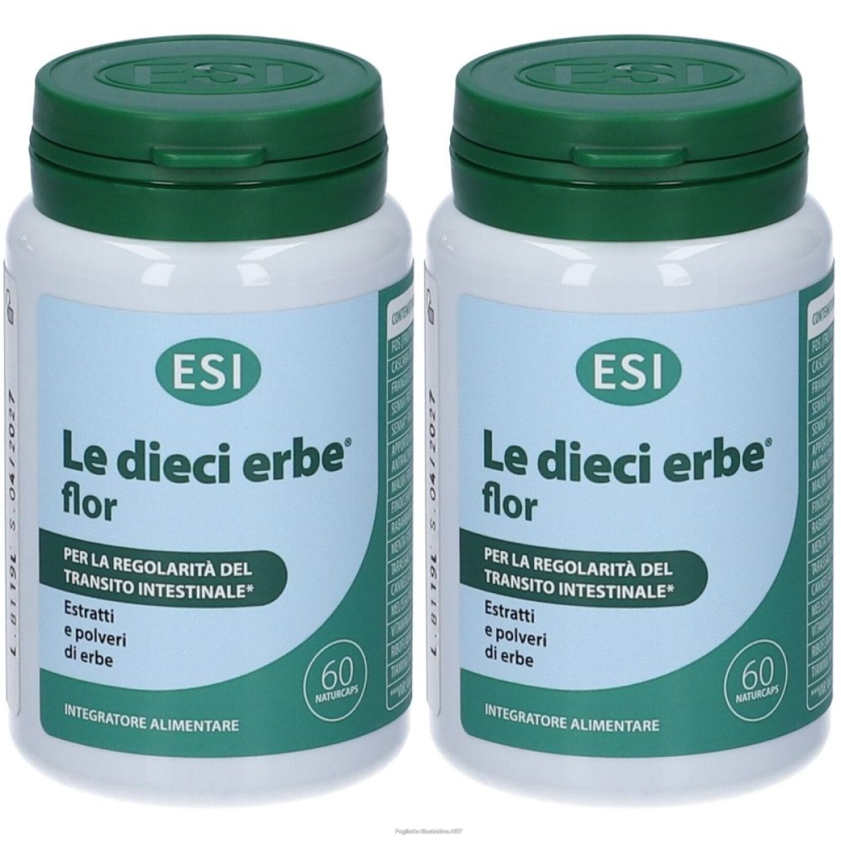 Acquista Online esi le dieci erbe flor capsule set da 2 2x60 pz e Cerca l'offerta più bassa