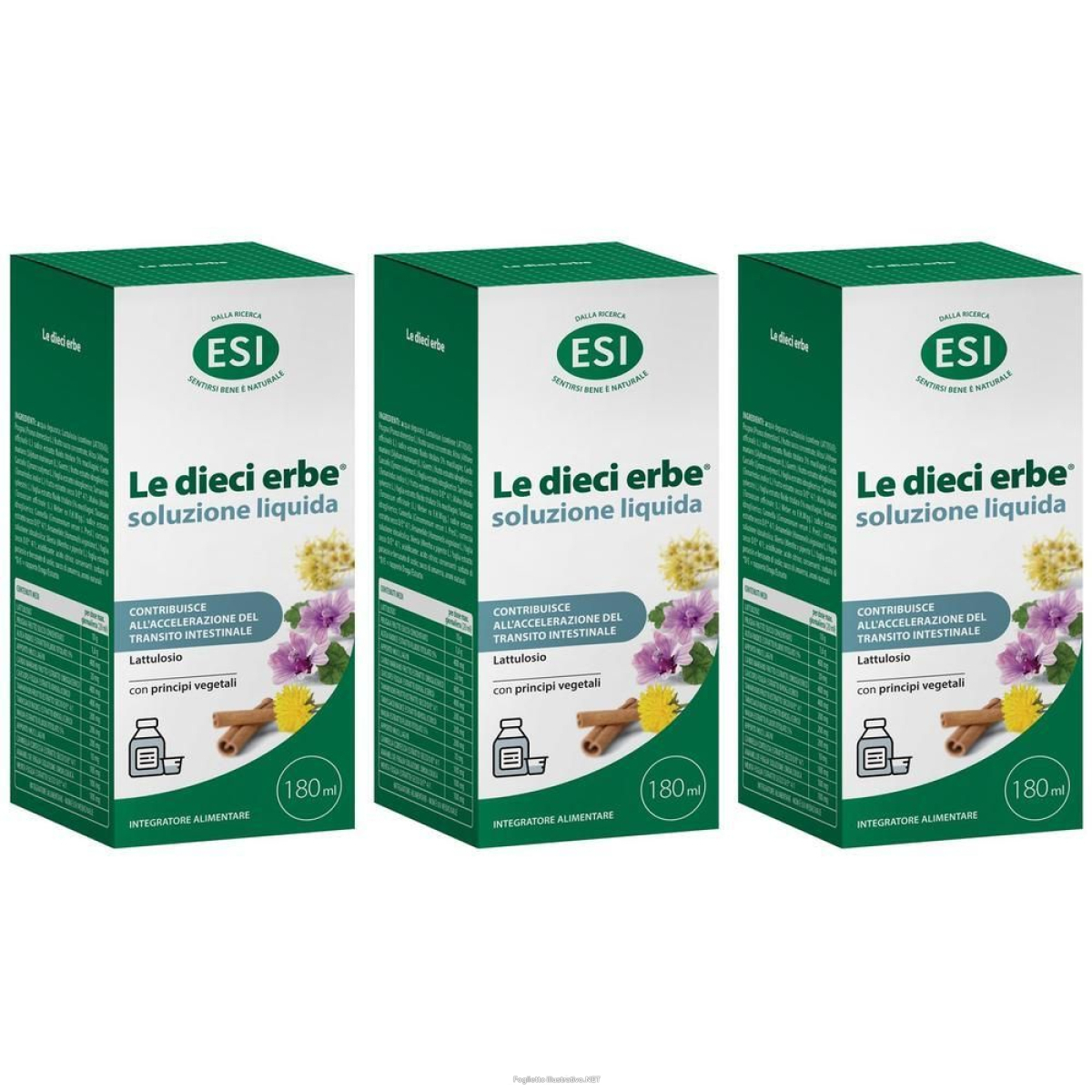 Acquista Online esi le dieci erbe soluzione liquida 3x180 ml orale e Cerca l'offerta più bassa