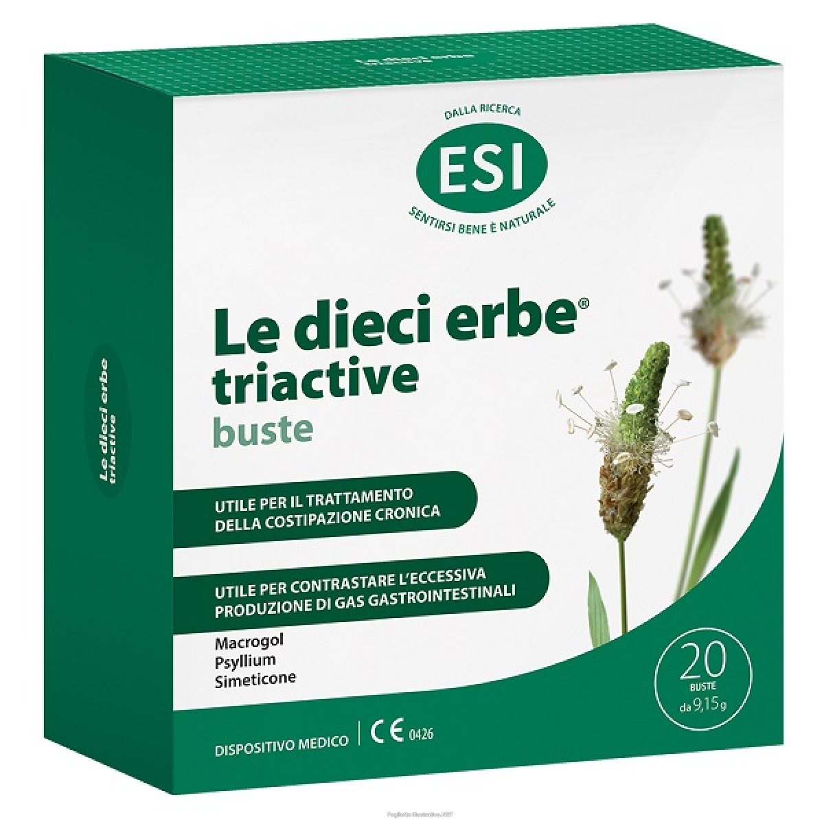 Acquista Online esi le dieci erbe triactive utile per il trattamento della costipazione cronica e per l'eliminazione dei gas gastrointestinali 20 buste e Cerca l'offerta più bassa